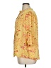 Torrid 100% Rayon Floral Yellow 3/4 Sleeve Blouse Size 1X Plus (1) - photo 5