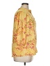 Torrid 100% Rayon Floral Yellow 3/4 Sleeve Blouse Size 1X Plus (1) - photo 4