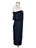 Badgley Mischka 100% Polyester Solid Blue Cocktail Dress Size 0 - photo 4
