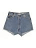 RE/DONE 100% Cotton Blue Denim Shorts Size 23 waist - photo 1
