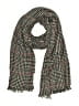 Unbranded Houndstooth Gray Red Scarf One size - photo 2