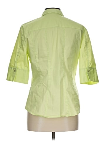 7th Avenue Design Studio New York & Company 3/4 Sleeve Button-Down Shirt (view 2)