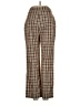 Shein Plaid Brown Casual Pants Size 4 - photo 2