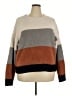 Thread & Supply 100% Polyester Color Block Brown Pullover Sweater Size XXL - photo 1