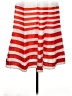 Studio EY 100% Linen Stripes Red Casual Skirt Size S - photo 1