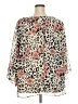 Roz & Ali 100% Polyester Ivory 3/4 Sleeve Blouse Size 3X - photo 2