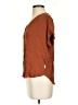 Orvis 100% Rayon Brown Short Sleeve Blouse Size XS - photo 5