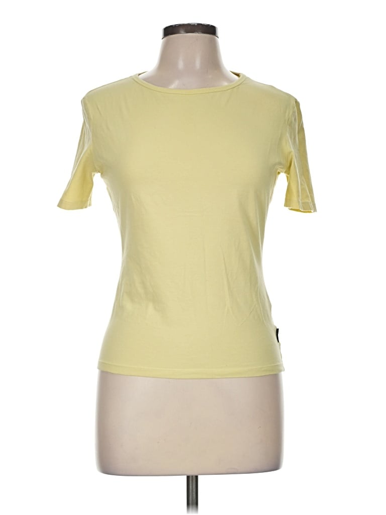 Pre-owned Weekend Max Mara Short Sleeve T-shirt In Yellow