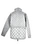 Athleta 100% Nylon Metallic Silver Snow Jacket Size L - photo 2
