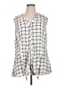 Torrid 100% Polyester White Sleeveless Blouse Size 1X Plus (1) - photo 1