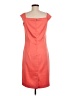 Metrostyle Solid Orange Casual Dress Size 8 - photo 2