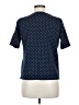 L.L.Bean 100% Cotton Polka Dots Blue Short Sleeve Top Size M - photo 2