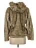 Dynamite 100% Acrylic Gold Faux Fur Jacket Size S - photo 2