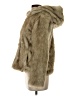 Dynamite 100% Acrylic Gold Faux Fur Jacket Size S - photo 5