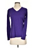 Nike 100% Polyester Purple Long Sleeve T-Shirt Size S - photo 1