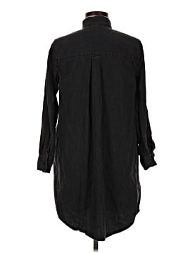 Madewell Black Denim Shirtdress (view 2)