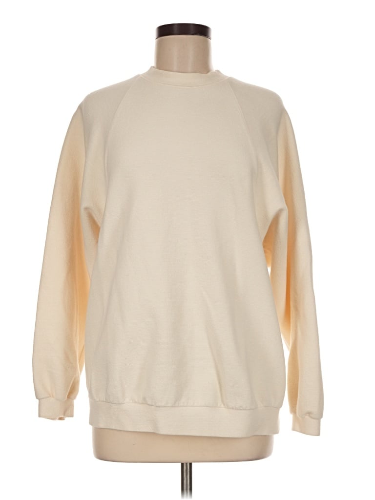 Pre-owned Madewell Sweatshirt In Ivory