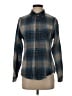 Pendleton Plaid Teal Long Sleeve Button-Down Shirt Size S - photo 1