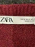Zara Burgundy Cardigan Size S - photo 7