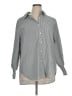 Unbranded Stripes Gray Long Sleeve Blouse Size XL - photo 1