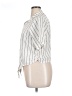 Sanctuary Stripes Ivory Short Sleeve Blouse Size XL - photo 5