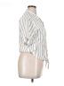 Sanctuary Stripes Ivory Short Sleeve Blouse Size XL - photo 4