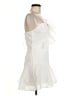 Amanda Uprichard 100% Polyester White Cocktail Dress Size M - photo 4
