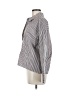 Veronica Beard Stripes Silver Long Sleeve Button-Down Shirt Size 6 - photo 5