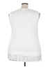 Cato 100% Rayon White Sleeveless Blouse Size 22 - photo 2