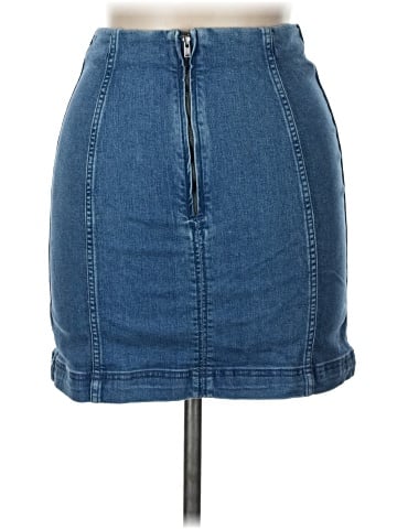 Free People Denim Skirt (view 2)