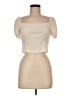 H&M Ivory Short Sleeve Top Size M - photo 1