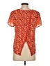 Les Petites... 100% Polyester Orange Short Sleeve Blouse Size Sm (T1) - photo 2