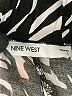 Nine West 100% Rayon Animal Print Black Shorts Size L - photo 3