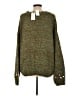Allison 100% Acrylic Tweed Green Pullover Sweater Size L - photo 2