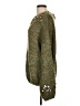 Allison 100% Acrylic Tweed Green Pullover Sweater Size L - photo 5