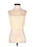 Zara 100% Polyurethane Ivory Sleeveless Top Size XS - photo 1