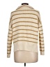 Madewell Stripes Ivory Pullover Sweater Size L - photo 2