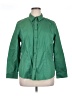 Chico's 100% Cotton Green Long Sleeve Button-Down Shirt Size XL (3) - photo 1