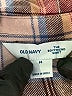 Old Navy 100% Cotton Plaid Brown Long Sleeve Button-Down Shirt Size M - photo 7