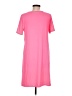Jess Lea Solid Pink Casual Dress Size M - photo 2