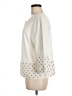Travelers by Chico's 100% Polyester Polka Dots Ivory Jacket Size Med (1) - photo 5