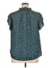 Anne Klein 100% Polyester Blue Short Sleeve Blouse Size 1X - photo 2