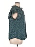 Anne Klein 100% Polyester Blue Short Sleeve Blouse Size 1X - photo 4