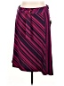 IMAN Stripes Purple Casual Skirt Size XL - photo 1