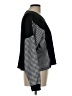 Grace & Emma Checkered-gingham Black Pullover Sweater Size L - photo 4