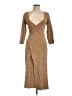 Solid & Striped Brown Cocktail Dress Size L - photo 1