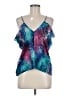Charlotte Russe 100% Polyester Teal Sleeveless Blouse Size M - photo 1
