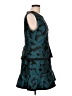 BCBGMAXAZRIA 100% Polyester Teal Cocktail Dress Size 12 - photo 4