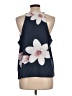 YOINS 100% Polyester Blue Sleeveless Blouse Size L - photo 2