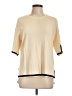 Unbranded Tan Short Sleeve Top Size L - photo 1